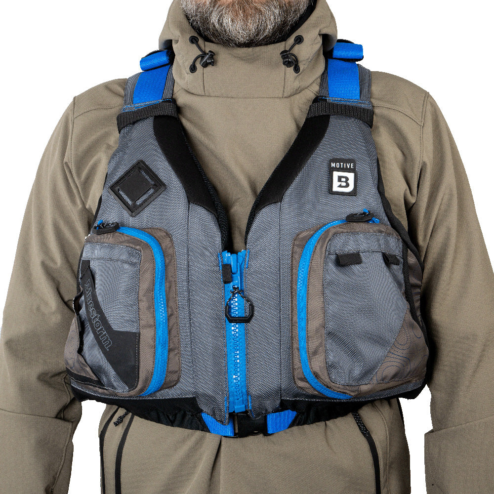 Bluestorm Motive Kayak Fishing Vest - Deep Blue - L/XL [BS-248-TPE-L/XL]