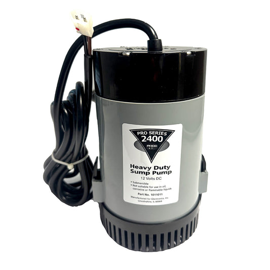 Johnson Pump Pro Series 2400 GPH Replacement Sump Pump - 12V - 2400GPH w/10' Lift, 1.5" Discharge [1011011]