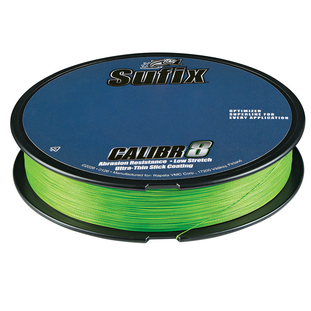 Sufix Calibr8 Braid 150yds 50lb - Neon Lime [694-050L]