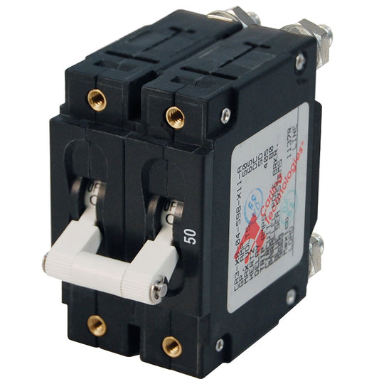 Blue Sea 7251 C-Series Double Pole Circuit Breaker - 50A [7251]