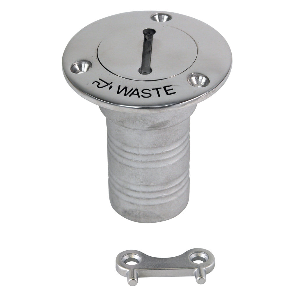 Whitecap Hose Deck Fill - 1-1/2" Hose Waste [6126C]