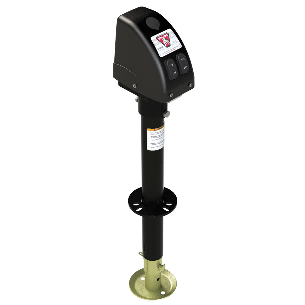 Bulldog 3,500lbs A-Frame RV Jack w/Powered Drive - 12V - Black Cover [500187]