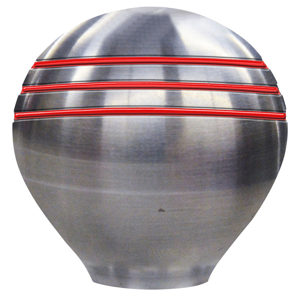 Schmitt Marine Throttle Knob - 1-1/2" - Red Grooves [50020]