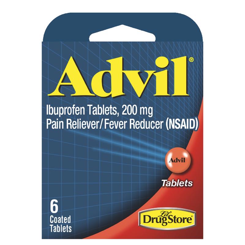 ADVIL - Advil 200 mg Orange Pain Reliever/Fever Reducer - Case of 6