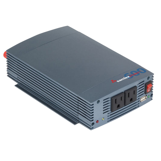 Samlex 600W Pure Sine Wave Inverter - 12V w/USB Charging Port [SSW-600-12A]