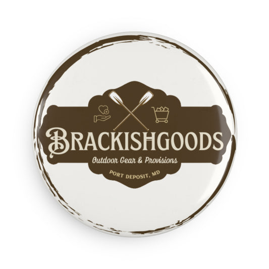 Brackishgoods Button Magnet Set - Vintage Outdoor Theme, Perfect for Fridge or Office Decor