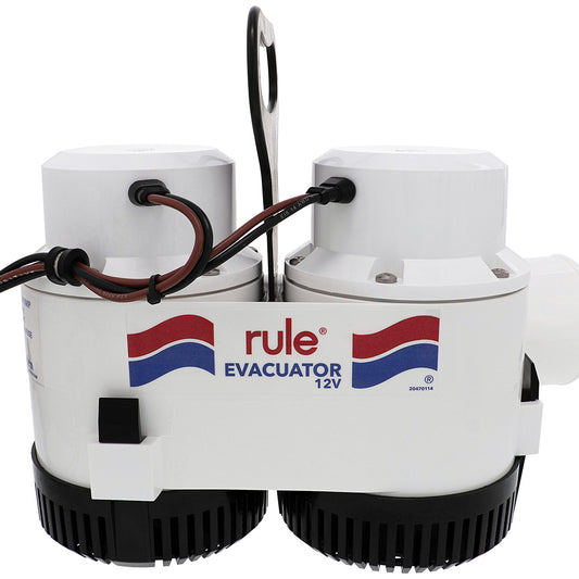 Rule 7700D GPH Evacuator High Volume Utility Pump - 12V [7700D]