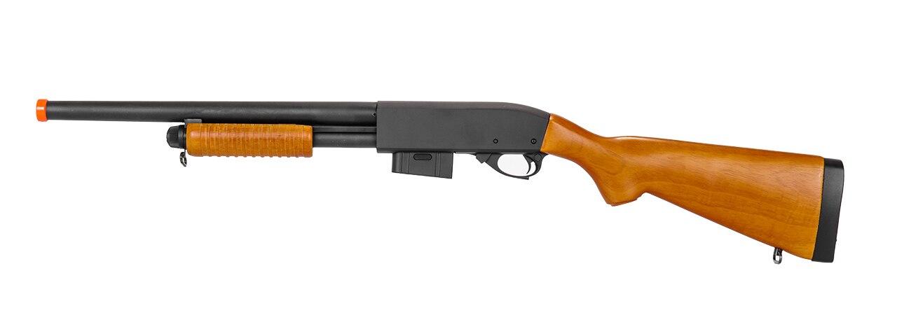 A&K M870 Real Wood Spring-Powered Metal Shotgun