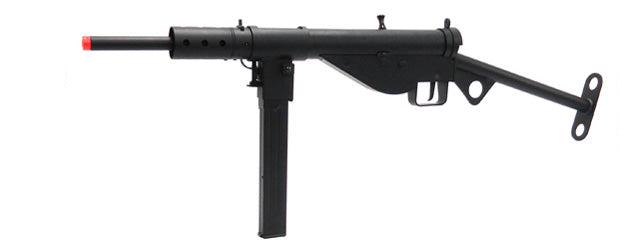 AGM WWII British Sten MKII AEG Airsoft Rifle, Black