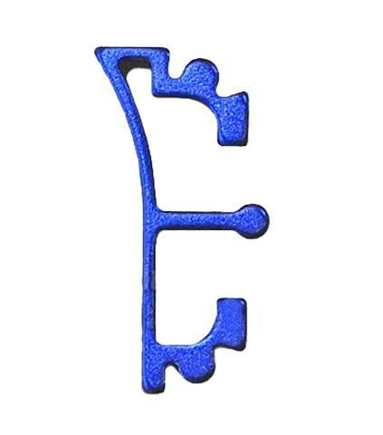 Airsoft Masterpiece Hi-Capa Aluminum Puzzle Front Enos Trigger, Blue