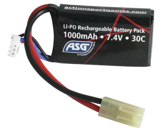 ASG 7.4v 1000mAh LiPO Battery