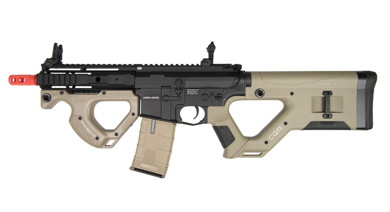 ASG HERA ARMS CQR SSS Airsoft Rifle w/ Programmable MOSFET, Tan