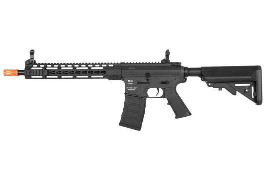 Classic Army KM12 Nylon Fiber Keymod AEG Airsoft Rifle w/ ECS, Black