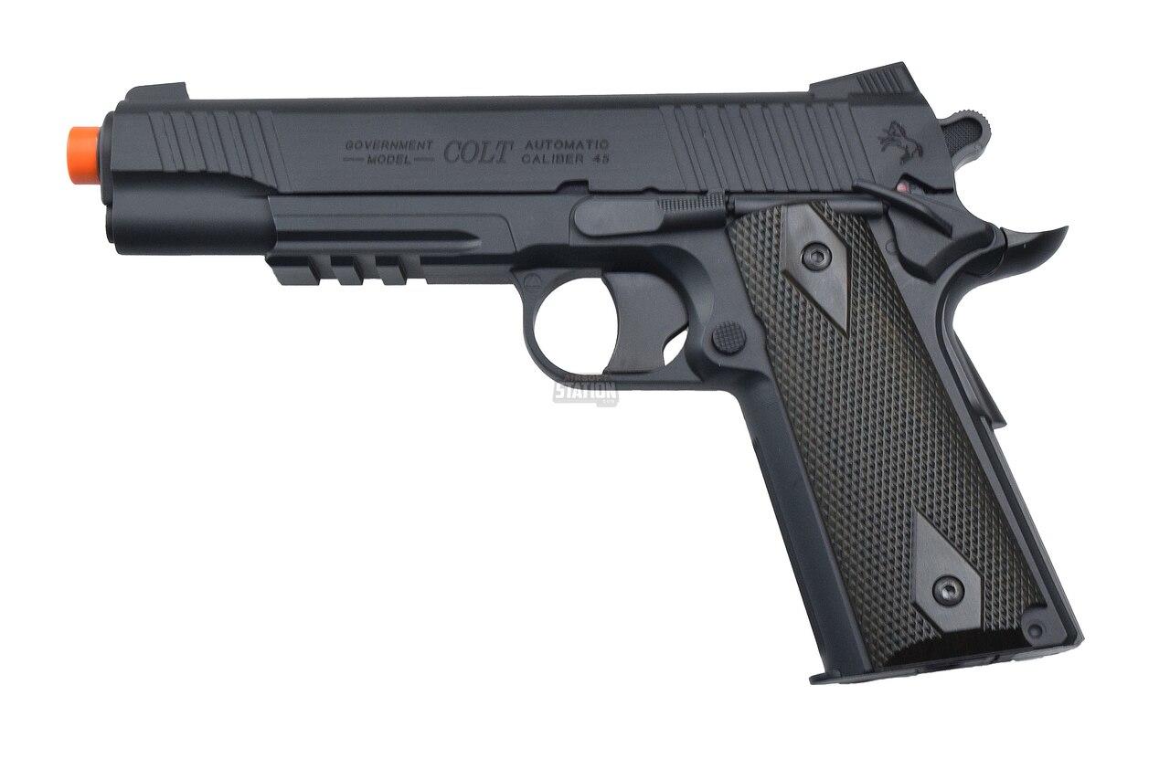 COLT CO2 Powered 1911 Rail Gun Airsoft Pistol