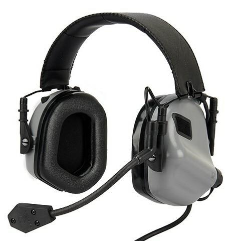 Earmor M32 MOD3 Tactical Communication Hearing Protector, Gray