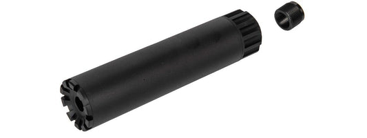 F35X145MM WAU Force Style Aluminum Mock Silencer, 14mm CCW - Black