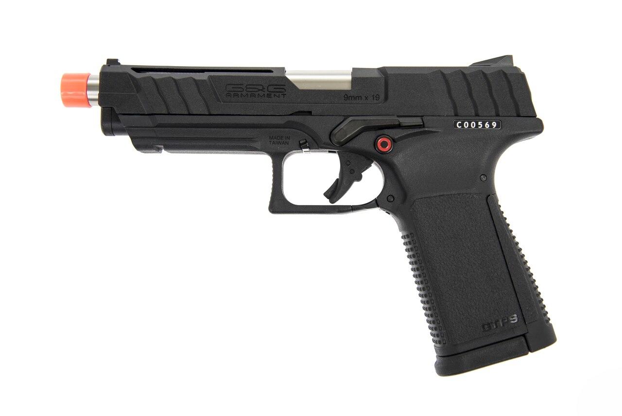 G&G GTP9 Gas Blow Back Airsoft Pistol, Black