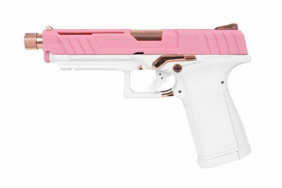 G&G GTP9 Gas Blow Back Airsoft Pistol, Rose Gold