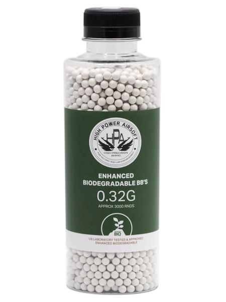 HPA 0.32g Biodegradable Airsoft BBs, 3000 Ct.