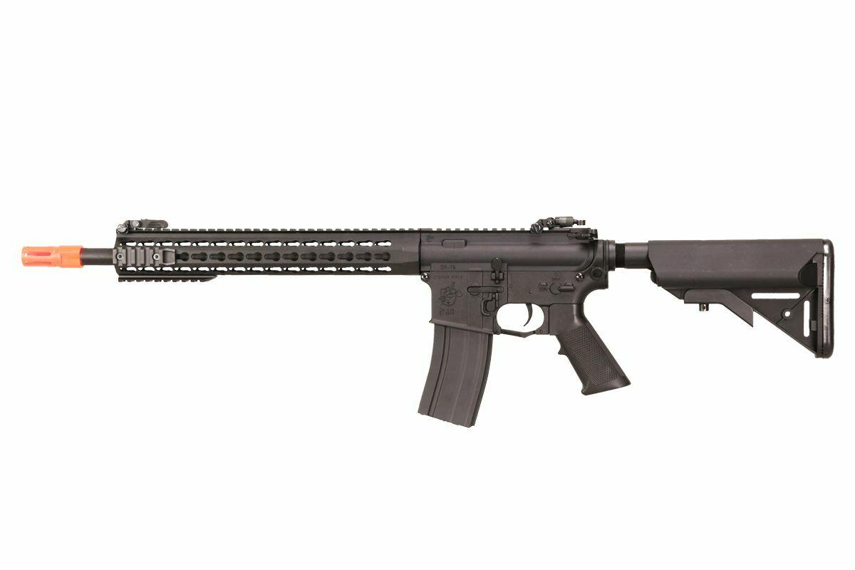 Knight's Armament Nylon Fiber SR-16E3 Carbine MOD2 Airsoft AEG, Black