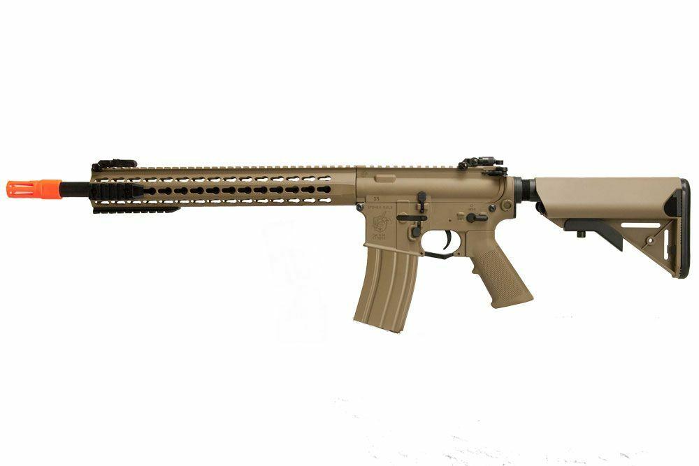 Knight's Armament Nylon Fiber SR-16E3 Carbine MOD2 Airsoft AEG, Tan