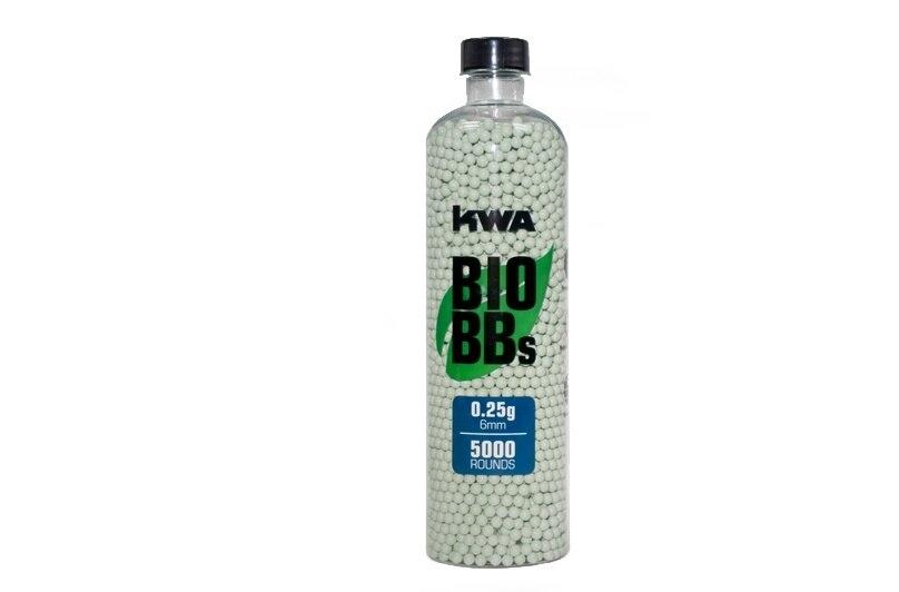 KWA 0.25g Biodegradable BBs, 5000ct. Bottle