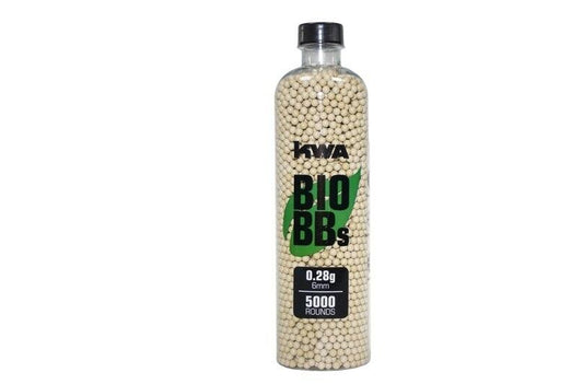 KWA 0.28g Biodegradable BBs, 5000ct Bottle