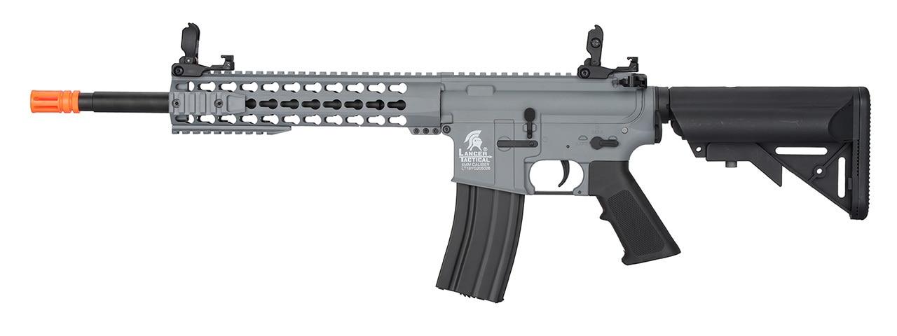 Lancer Tactical 10" Gen 2 Keymod AEG Airsoft Rifle, Grey