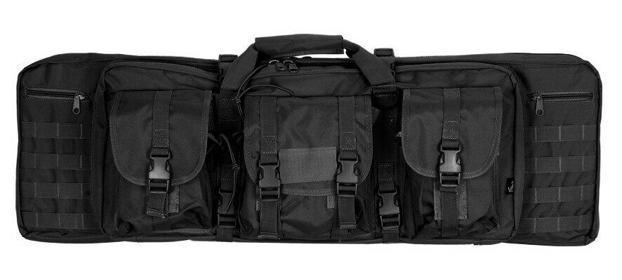 Lancer Tactical 36" MOLLE Double Gun Bag, Black