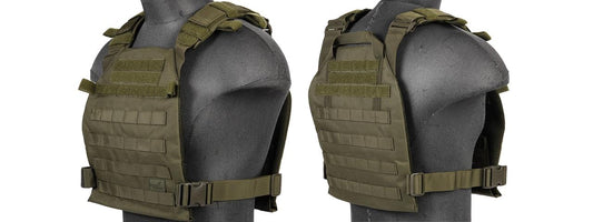 Lancer Tactical CA-883 Lightweight Plate Carrier - OD Green