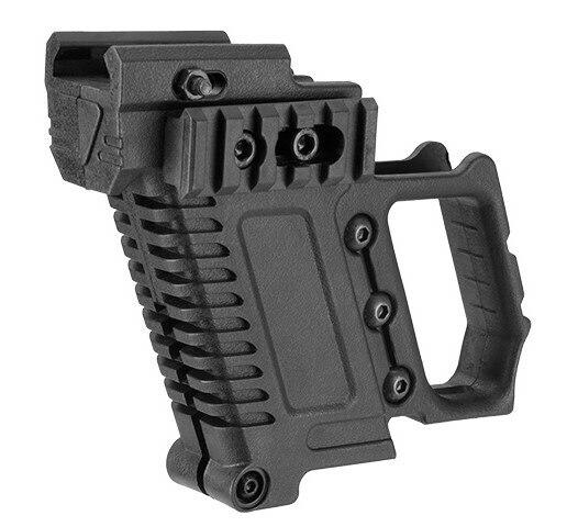 Lancer Tactical Carbine Kit for G-Series GBB Pistols, Black