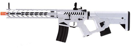 Lancer Tactical Enforcer Night Wing Skeleton AEG Airsoft Rifle w/ Alpha Stock, White