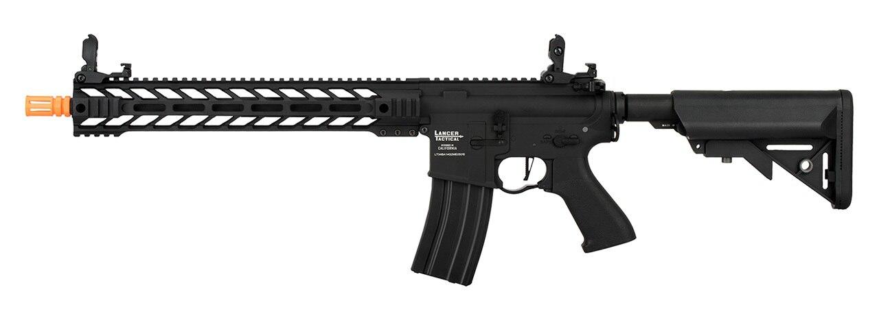 Lancer Tactical Enforcer Series BATTLE HAWK 14" ProLine High FPS AEG Airsoft Rifle, Black