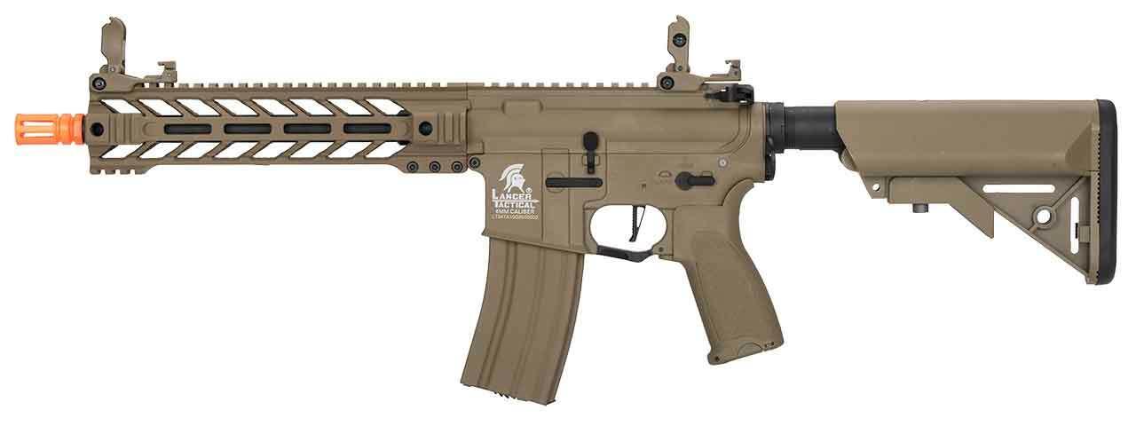 Lancer Tactical Enforcer Series Gen 2 BATTLE HAWK Hybrid  High FPS AEG Airsoft Rifle, Tan