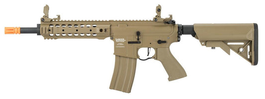 Lancer Tactical LT-24 M4 CQB ProLine Series High FPS AEG Airsoft Rifle, Tan