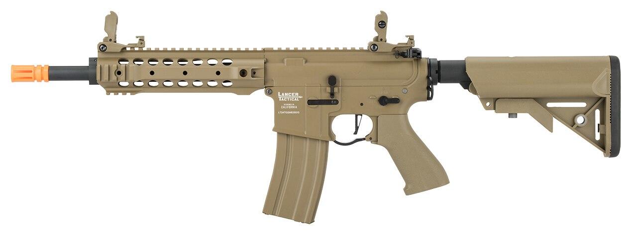 Lancer Tactical LT-24 M4 CQB ProLine Series Low FPS AEG Airsoft Rifle, Tan