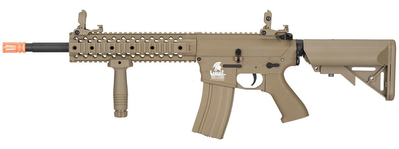 Lancer Tactical M4 RIS EVO Gen 2 Low FPS Battle Rifle Airsoft AEG, Tan