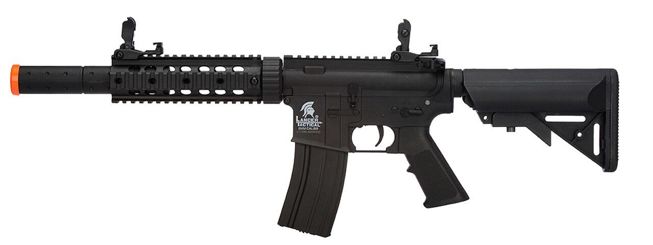 Lancer Tactical M4 SD Gen 2 AEG Airsoft Rifle, Black, Low FPS Version