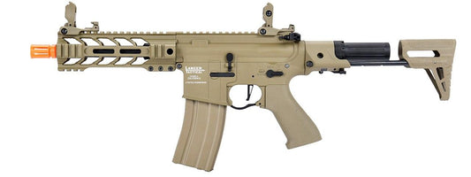 Lancer Tactical ProLine Series BATTLE HAWK PDW Low FPS AEG Airsoft Rifle, Tan