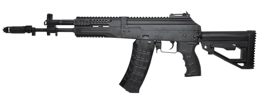 LCT Airsoft LCK12 Tactical AK-12 Assault AEG Airsoft Rifle, Black