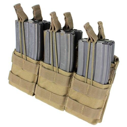 MA44 Triple Stacker M4 Mag Pouch, Coyote