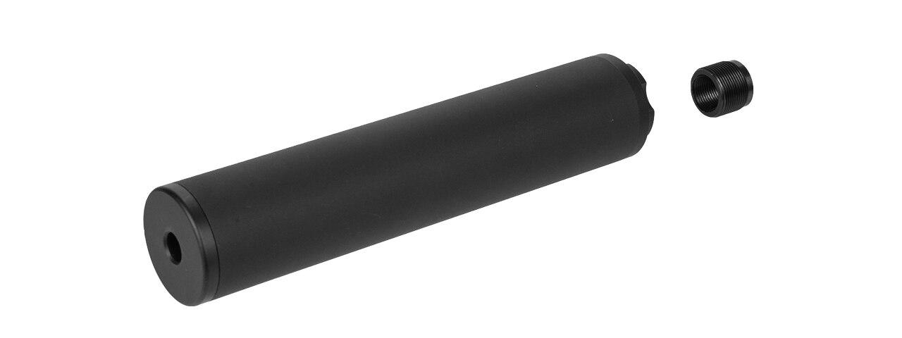 Octane-I F38x190.5MM Style Aluminum Mock Silencer, 14mm CCW - Black