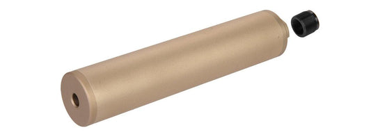 Octane-I F38x190.5MM Style Aluminum Mock Silencer, 14mm CCW - Tan