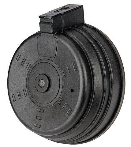 Sentinel Gears 3500rd AK Style Auto Winding Drum Magazine, Black