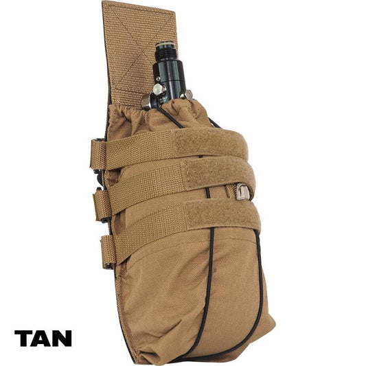 Valken V-TAC HPA/SLP Tank MOLLE Pouch, Tan