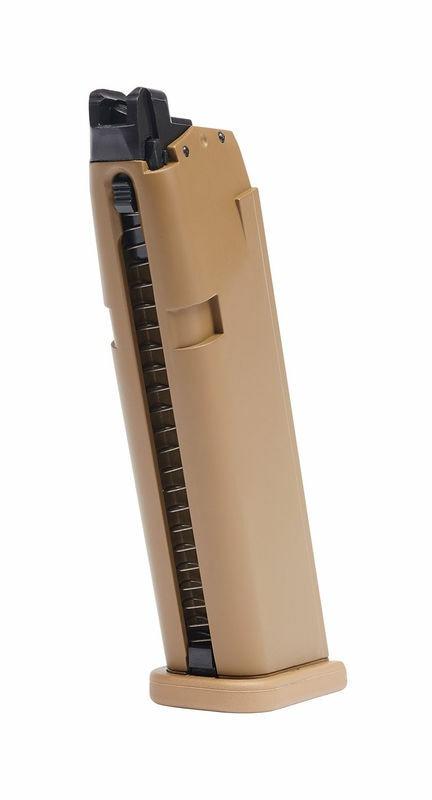 VFC Glock G19X Gas Blowback 20rd Magazine , Tan