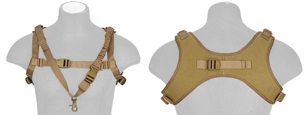 WoSport Tactical One-Point Sling Vest, Tan