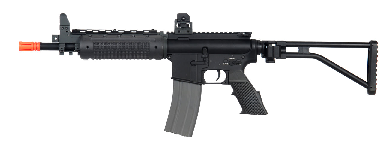 A&K LR300 Short Commando Full Metal Folding Stock M4 Airsoft Rifle